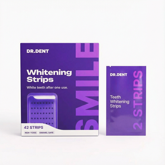 Purple Teeth Whitening Strips